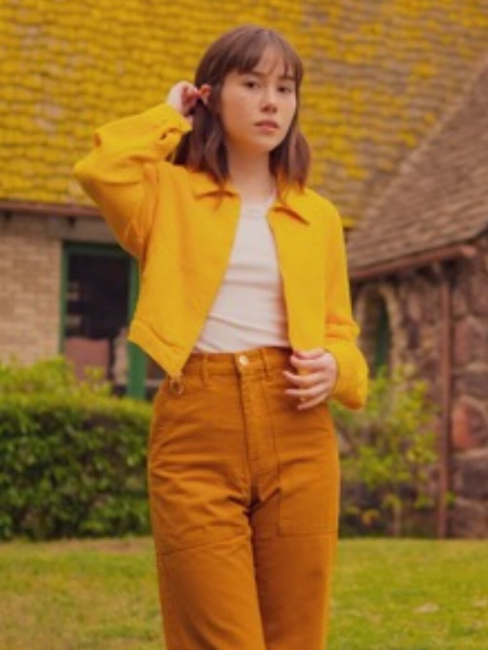 Big Bud Press / WESTERN PANTS / mustard yellow / excellent used condition